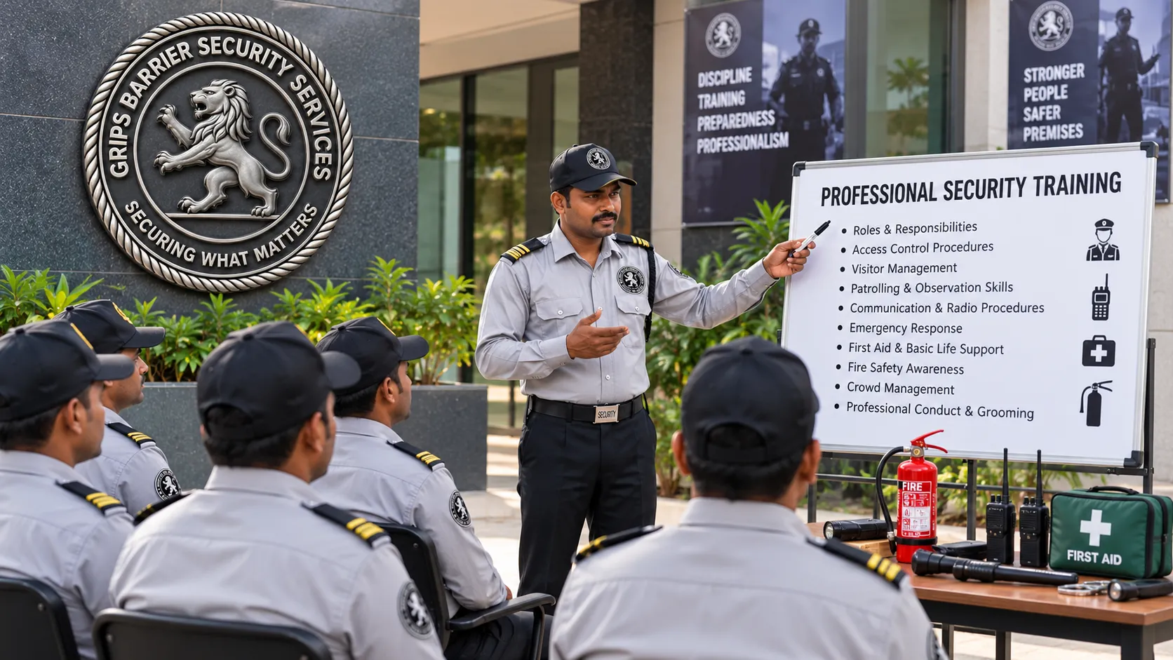 Professional Security Training by GRIPS BARRIER